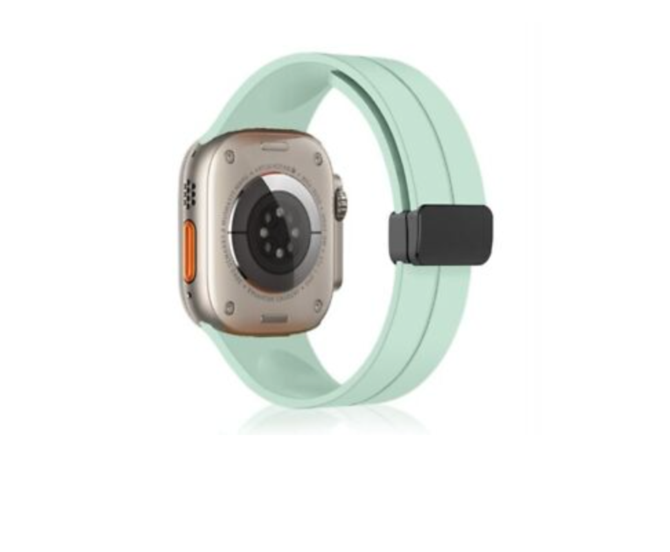 Steel Buckle Silicone iWatch Band