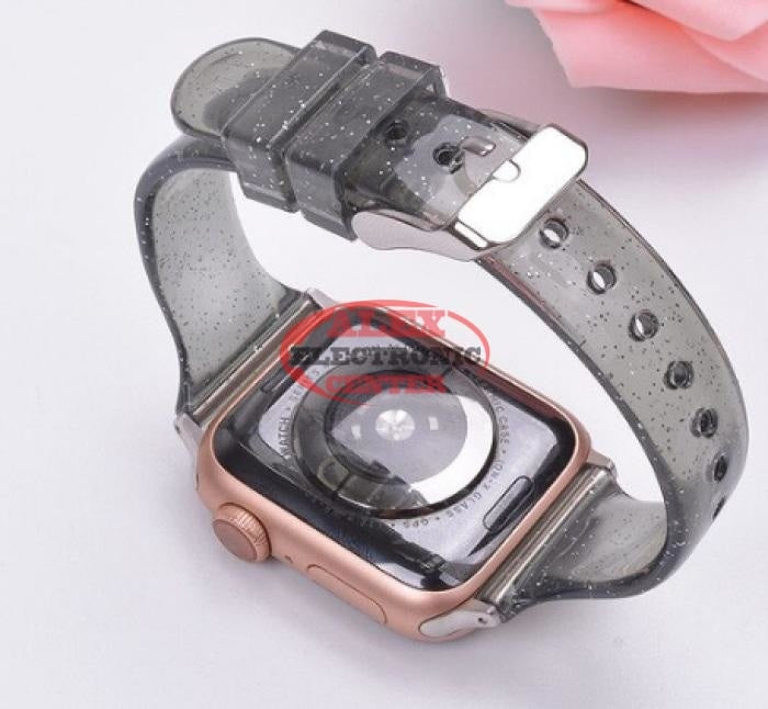 Iwatch Slim Glitter Bands 38/40 / Black Band