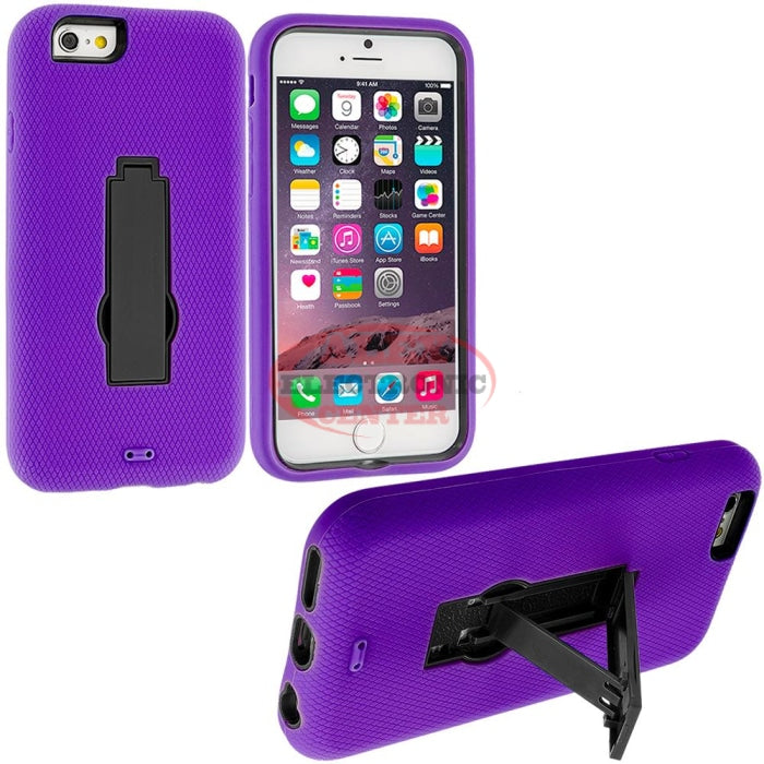 Kickstand Case Iphone 7/8 Plus / Purple/black