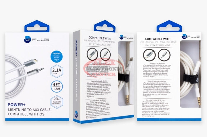 Uplus+ Lightning To Aux Cable Cables