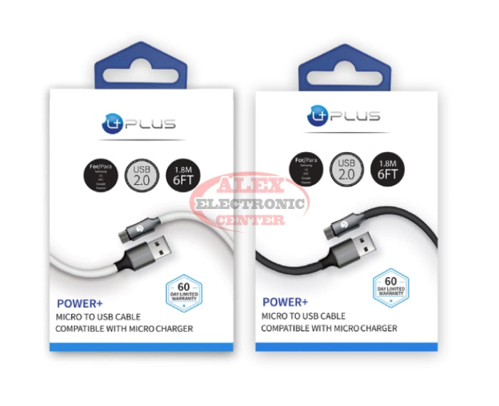 Uplus+ Micro To Usb Cable White Cables