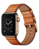 iWatch (42/44/45/49mm) Shiny Genuine Leather Band
