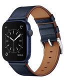 iWatch (42/44/45/49mm) Shiny Genuine Leather Band