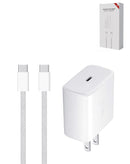 100W USB C-C Fast Charging Cable w/ 45W USB-C Power Adapter for iPhone 16/15 and iPads Series (9ft)