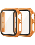 iWatch 46mm Hard PC Bumper Case w/ Tempered Glass