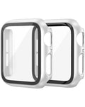 iWatch 46mm Hard PC Bumper Case w/ Tempered Glass