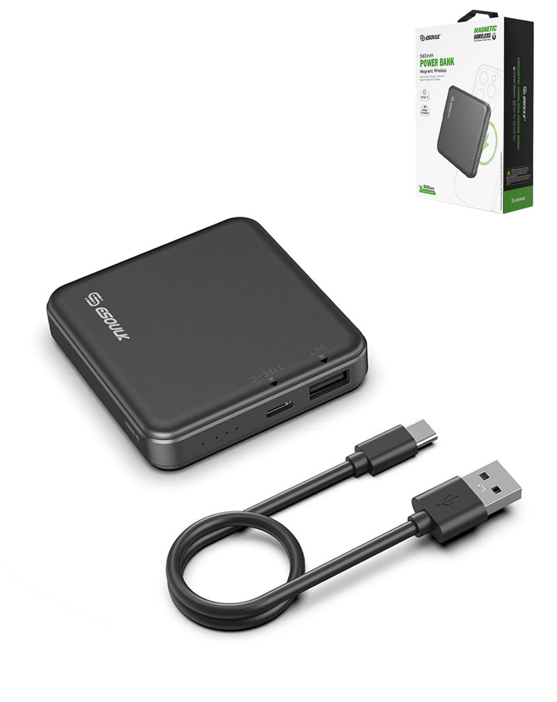 Esoulk Magnetic Wireless PowerBank (5000mAh / 5W)