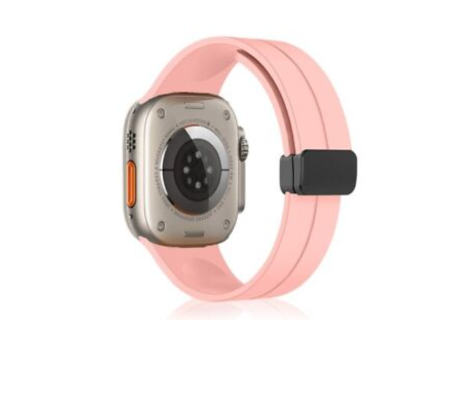 Steel Buckle Silicone iWatch Band