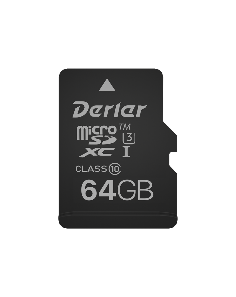 Derlar DL-230 microSD Card w/ Adapter - 64GB