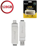 Derlar Dual USB 3.2 Type A + C USB Flash Drive 128GB