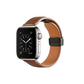 Steel Buckle Leather iWatch Band