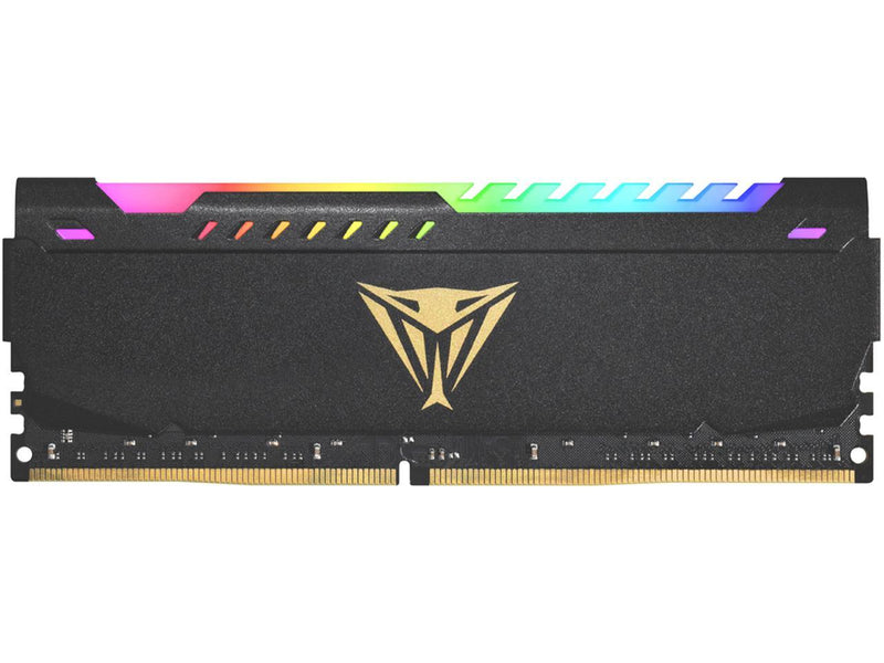 Patriot Viper Steel RGB 16GB 288-Pin PC RAM DDR4 3600 (PC4 28800) Desktop Memory Model PVSR416G360C0