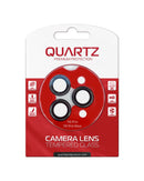 QUARTZ HD Tempered Glass with Metal Ring