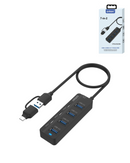 Onten 7in2 USB C + USB A Expander