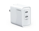 Esoulk - Premium 65W GaN 2-Port Dual USB-C Wall Charger Adapter