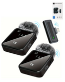 Lavelier Microphone with Built-In Battery Receiver for Vlogging (USB-C)