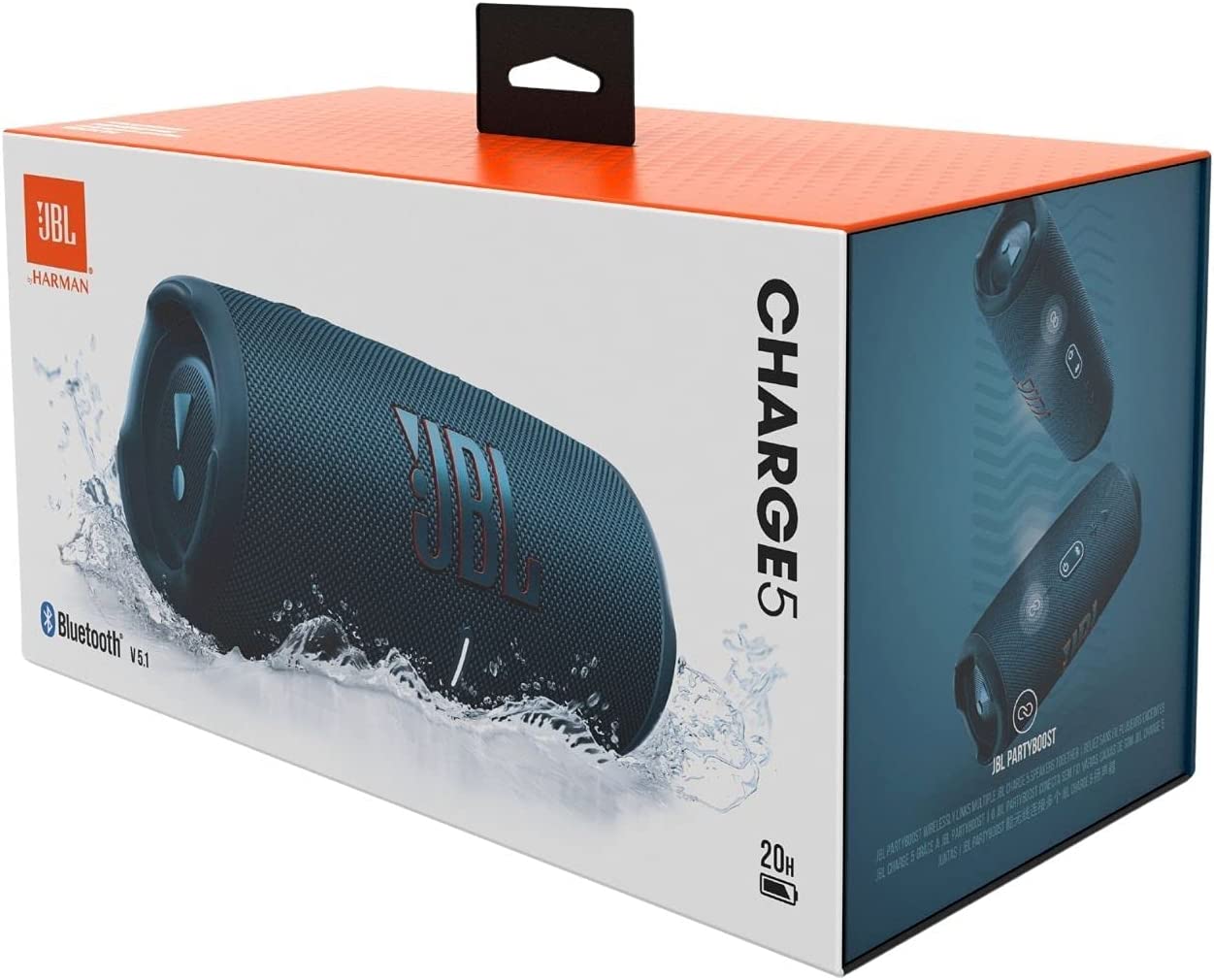 JBL CHARGE 5 - Portable Bluetooth Speaker with IP67 Waterproof and USB Charge