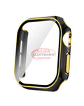 Iwatch 46Mm (2024) Shinny Hard Pc Bumper Case Black Gold