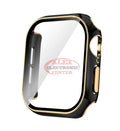 Iwatch 46Mm (2024) Shinny Hard Pc Bumper Case Black Rose Gold