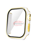 Iwatch 46Mm (2024) Shinny Hard Pc Bumper Case White Gold