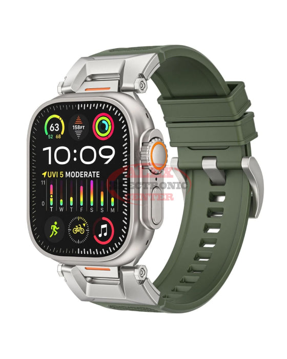 iWatch Metallic Silicone Straps Green iWatch Band