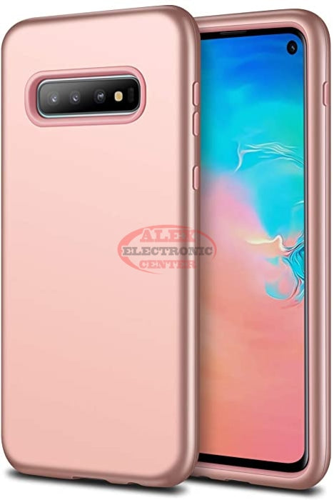 3 In 1 Armor Case Samsung S10+ / Rose Gold