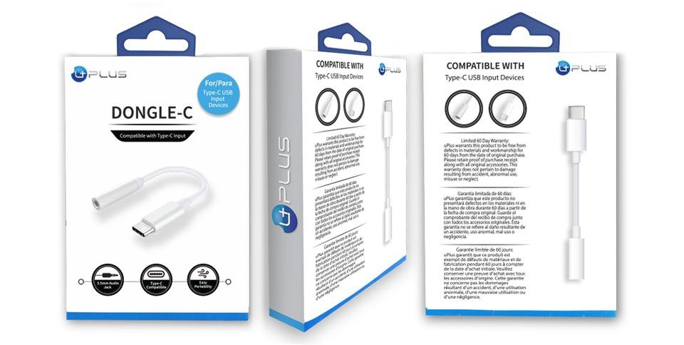 Uplus+ Dongle Type C To Aux Cables
