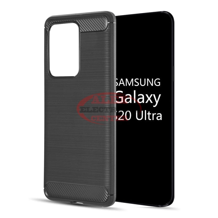 Brushed Case Shockproof Samsung S20 Ultra / Black