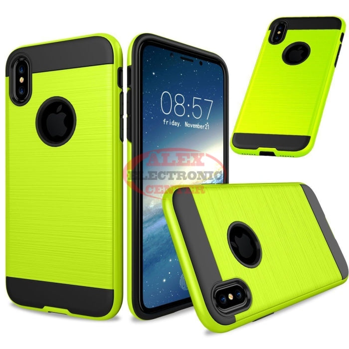 Samsung Brushed Shockproof Case J3 2016 / Neon Green