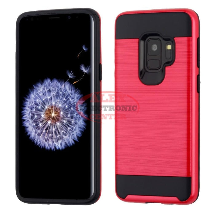 Samsung Brushed Shockproof Case Red / S8
