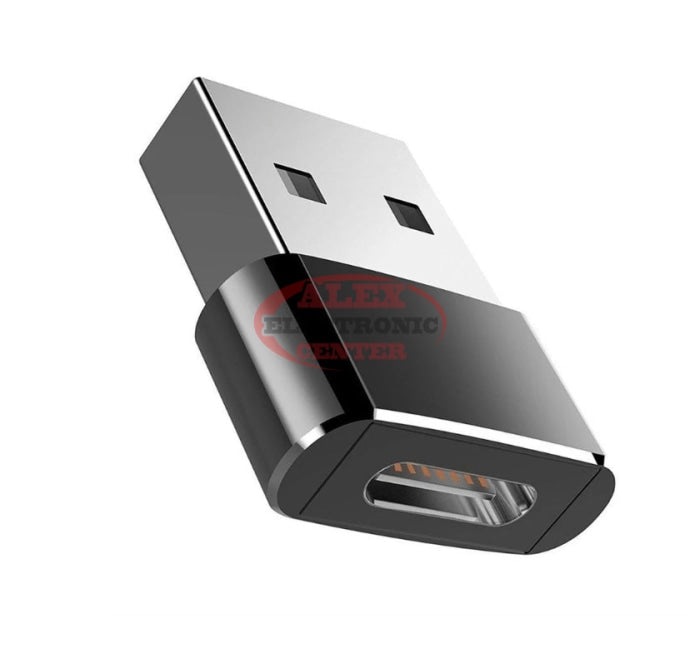 Cable Otg Female Type C To Usb / Black Cables