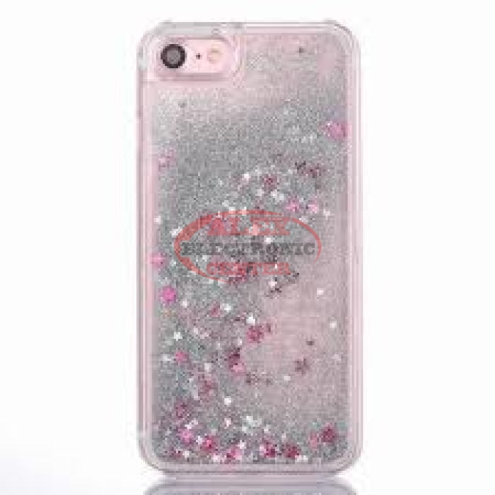 Clear Case Liquid Glitter With Star Iphone 7/8 Plus / Gray