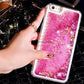 Clear Case Liquid Glitter With Star Iphone 7/8 Plus / Pink
