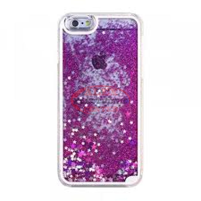 Clear Case Liquid Glitter With Star Iphone 7/8 Plus / Purple