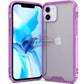 Clear Slim Fit Lightweight Hard Back Cover Tpu Iphone 12 (6.1) / Clear/purple Case