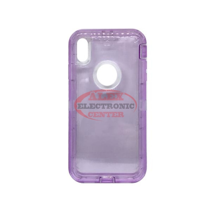 Defender Clear Case Iphone Xs Max / Purple