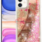 Eiffel Tower & Pink Hearts Quicksand Glitter Case Iphone 11