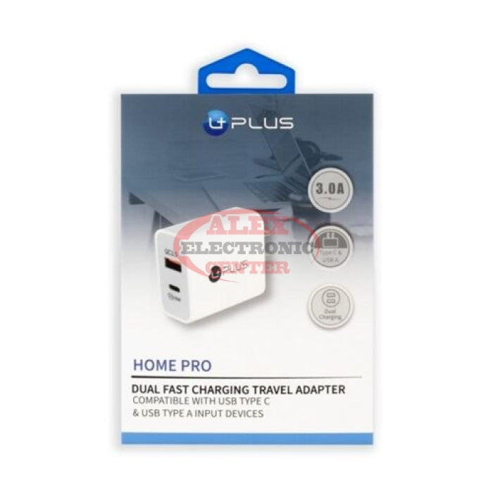 Fast Charging Dual Adapter 3.0A Uplus (Only Adapter) Cables