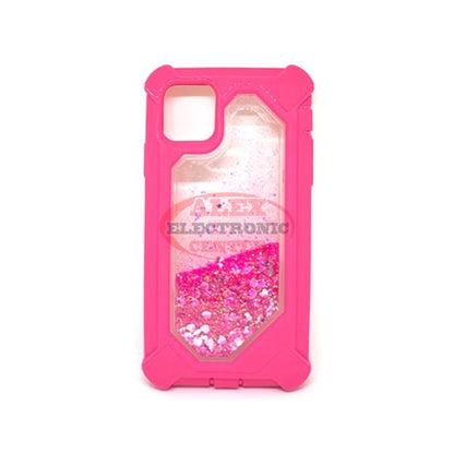 Hardcase With Glitter Iphone 11 / Pink Accessories