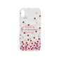 Heart Clear Case Iphone Xs Max / Pink & Red