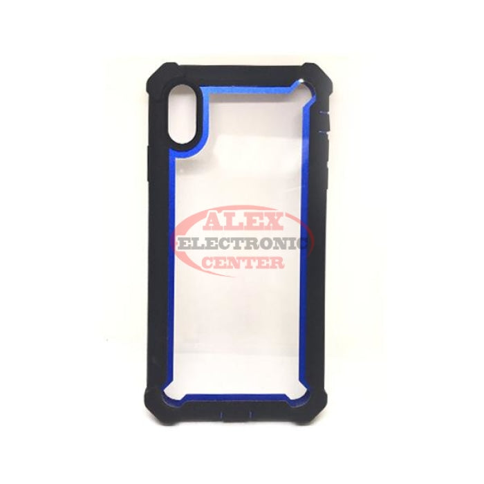 Iphone Tpu+Bumper Shockproof Case Xs Max / Black & Blue