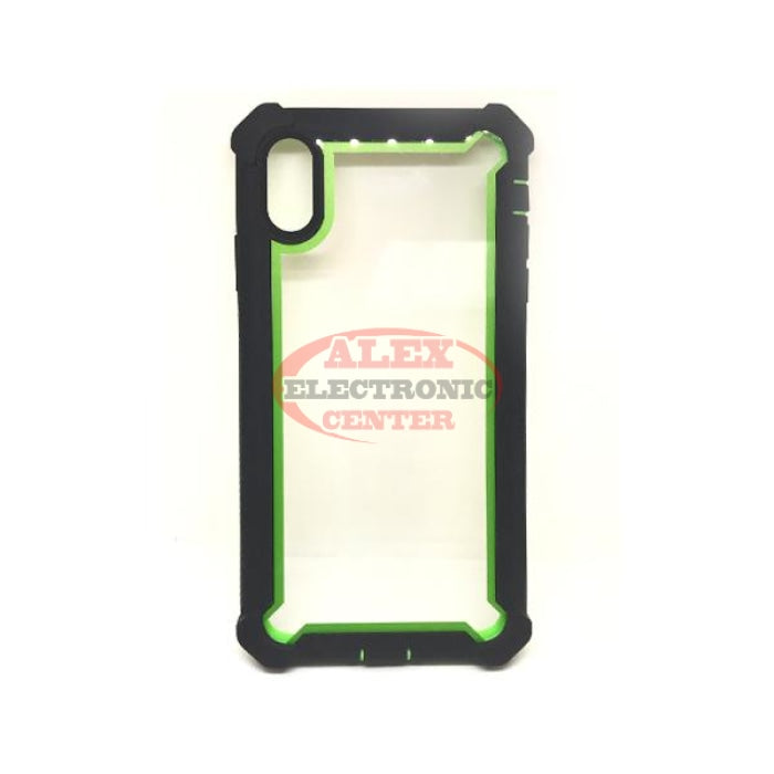 Iphone Tpu+Bumper Shockproof Case Xs Max / Black & Green