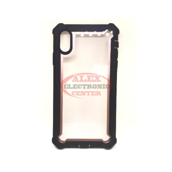 Iphone Tpu+Bumper Shockproof Case Xs Max / Black & Rose Gold
