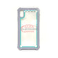 Iphone Tpu+Bumper Shockproof Case Xs Max / Turquoise & Silver