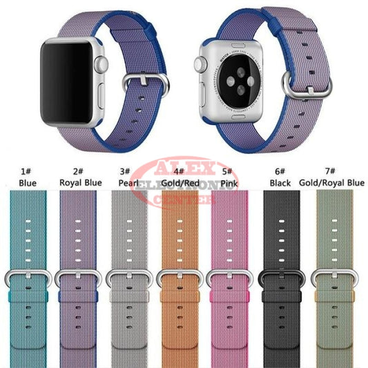 Iwatch Band Multicolor Canvas 38/40 / Blue
