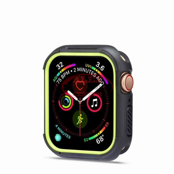 Iwatch Multi Color Case Black/neon Green / 38