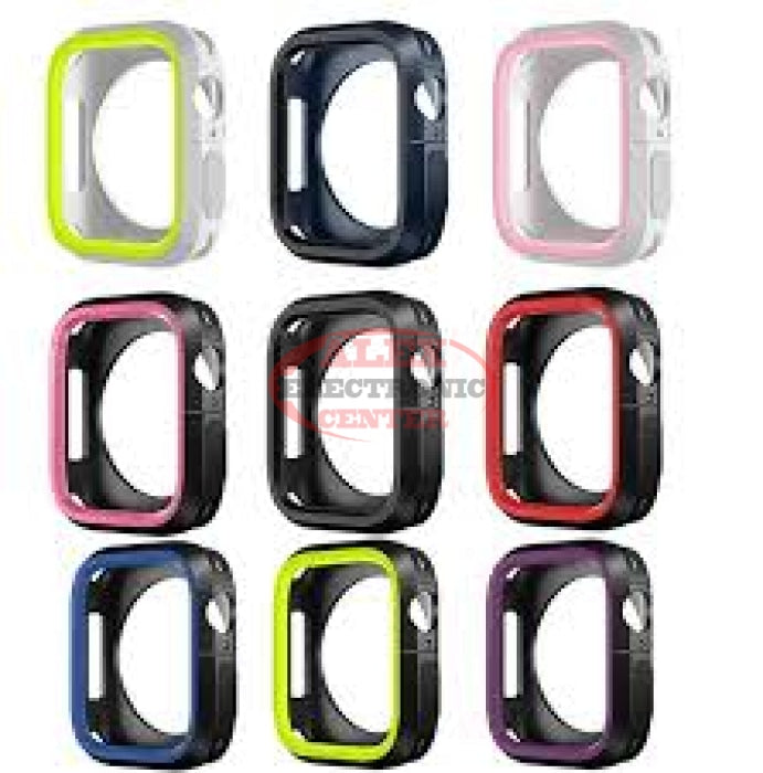 Iwatch Multi Color Case Black/pink / 38