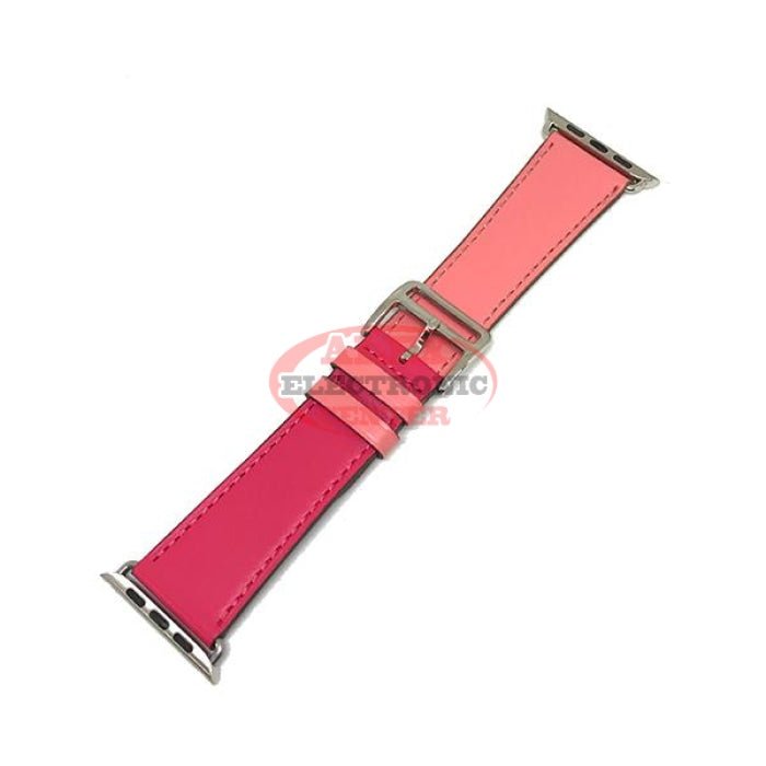Iwatch Multi Color Leather Bands 38/40 / Pink/dark Pink Accessories