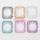 Iwatch Silicone Case With Glitter Black / 38/40