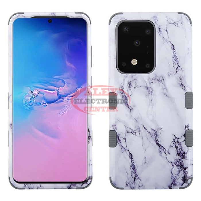 Marble Hybrid Cover S20 Ultra / White Case